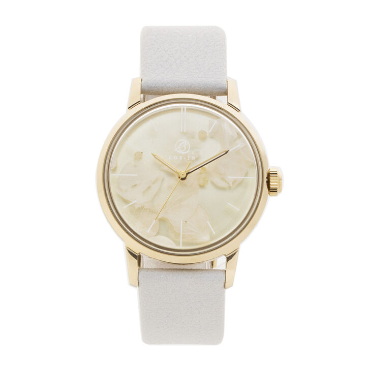LOV-IN BOUQUET White flowers watch,, medium